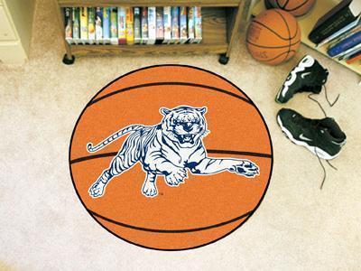 Round Rugs NCAA Jackson State Basketball Mat 27" diameter