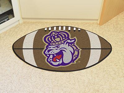 Cheap Rugs For Sale NCAA James Madison Football Ball Rug 20.5"x32.5"