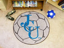 Small Round Rugs NCAA John Carroll Soccer Ball 27" diameter