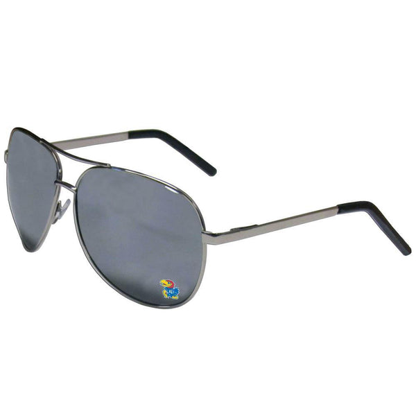 NCAA - Kansas Jayhawks Aviator Sunglasses-Sunglasses, Eyewear & Accessories,Sunglasses,Aviator Sunglasses,College Aviator Sunglasses-JadeMoghul Inc.