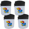 NCAA - Kansas Jayhawks Chip Clip Magnet with Bottle Opener, 4 pack-Other Cool Stuff,College Other Cool Stuff,Kansas Jayhawks Other Cool Stuff-JadeMoghul Inc.