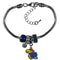 NCAA - Kansas Jayhawks Euro Bead Bracelet-Jewelry & Accessories,Bracelets,Euro Bead Bracelets,College Euro Bead Bracelets-JadeMoghul Inc.