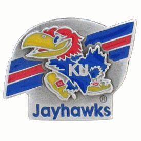 NCAA - Kansas Jayhawks Lapel Pin-Jewelry & Accessories,Lapel Pins,College Lapel Pins-JadeMoghul Inc.
