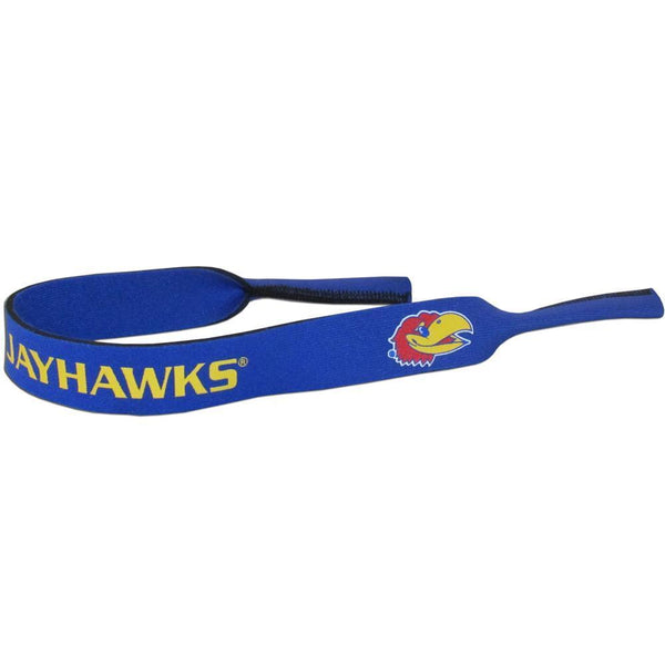 NCAA - Kansas Jayhawks Neoprene Sunglass Strap-Sunglasses, Eyewear & Accessories,Sunglass Straps,College Sunglass Straps-JadeMoghul Inc.