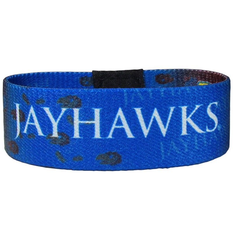 NCAA - Kansas Jayhawks Stretch Bracelets-Jewelry & Accessories,Bracelets,Team Stretch Bands,College Stretch Bands-JadeMoghul Inc.