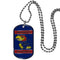 NCAA - Kansas Jayhawks Tag Necklace-Jewelry & Accessories,Necklaces,Tag Necklaces,College Tag Necklaces-JadeMoghul Inc.