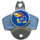 NCAA - Kansas Jayhawks Wall Mounted Bottle Opener-Home & Office,Wall Mounted Bottle Openers,College Wall Mounted Bottle Openers-JadeMoghul Inc.