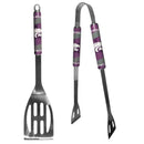 NCAA - Kansas St. Wildcats 2 pc Steel BBQ Tool Set-Tailgating & BBQ Accessories,BBQ Tools,2 pc Steel Tool Set,College 2 pc Steel Tool Set-JadeMoghul Inc.