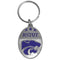 NCAA - Kansas St. Wildcats Carved Metal Key Chain-Key Chains,Scultped Metal Key Chains,College Scultped Metal Key Chains-JadeMoghul Inc.
