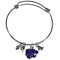 NCAA - Kansas St. Wildcats Charm Bangle Bracelet-Jewelry & Accessories,Bracelets,Charm Bangle Bracelets,College Charm Bangle Bracelets-JadeMoghul Inc.