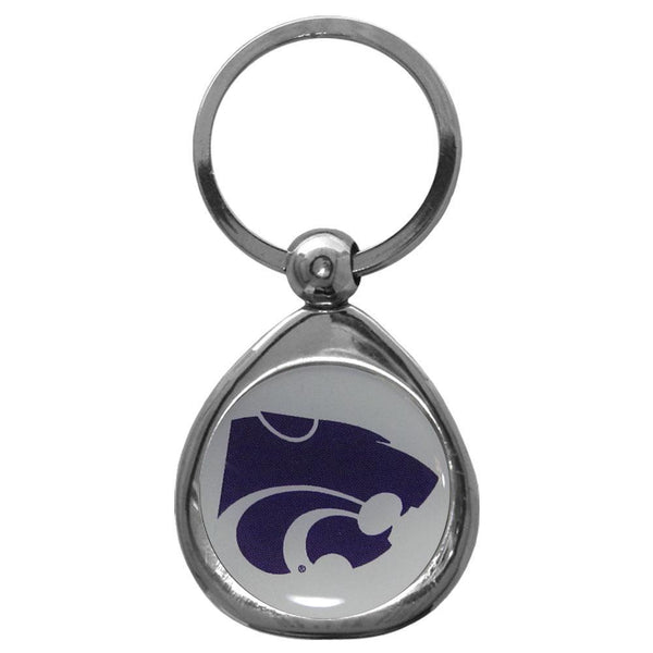 NCAA - Kansas St. Wildcats Chrome Key Chain-Key Chains,Chrome Key Chains,College Chrome Key Chains-JadeMoghul Inc.