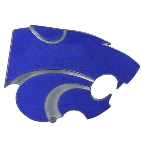 NCAA - Kansas St. Wildcats Hitch Cover Class II and Class III Metal Plugs-Automotive Accessories,Hitch Covers,Cast Metal Hitch Covers Class II & III,College Cast Metal Hitch Covers Class II & III-JadeMoghul Inc.