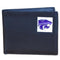 NCAA - Kansas St. Wildcats Leather Bi-fold Wallet Packaged in Gift Box-Wallets & Checkbook Covers,Bi-fold Wallets,Gift Box Packaging,College Bi-fold Wallets-JadeMoghul Inc.