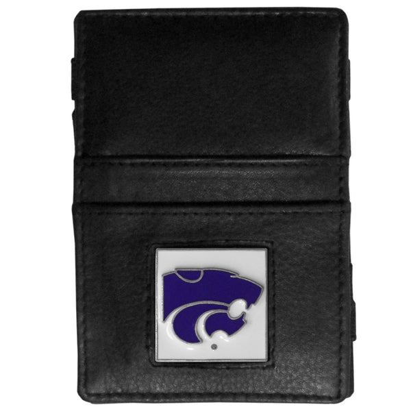 NCAA - Kansas St. Wildcats Leather Jacob's Ladder Wallet-Wallets & Checkbook Covers,Jacob's Ladder Wallets,College Jacob's Ladder Wallets-JadeMoghul Inc.