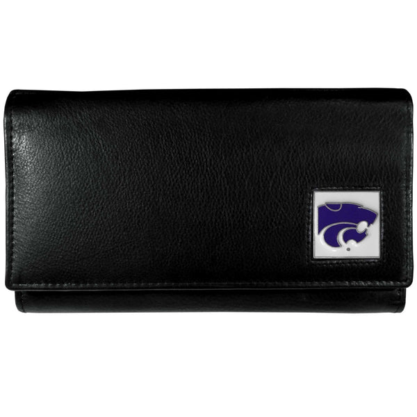NCAA - Kansas St. Wildcats Leather Women's Wallet-Wallets & Checkbook Covers,Women's Wallets,College Women's Wallets-JadeMoghul Inc.