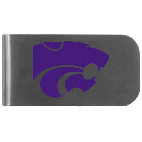 NCAA - Kansas St. Wildcats Logo Bottle Opener Money Clip-Wallets & Checkbook Covers,College Wallets,Kansas St. Wildcats Wallets-JadeMoghul Inc.