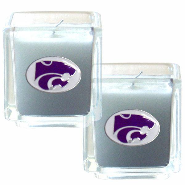 NCAA - Kansas St. Wildcats Scented Candle Set-Home & Office,Candles,Candle Sets,College Candle Sets-JadeMoghul Inc.