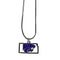 NCAA - Kansas St. Wildcats State Charm Necklace-Jewelry & Accessories,Necklaces,State Charm Necklaces,College State Charm Necklaces-JadeMoghul Inc.