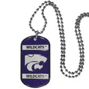 NCAA - Kansas St. Wildcats Tag Necklace-Jewelry & Accessories,Necklaces,Tag Necklaces,College Tag Necklaces-JadeMoghul Inc.