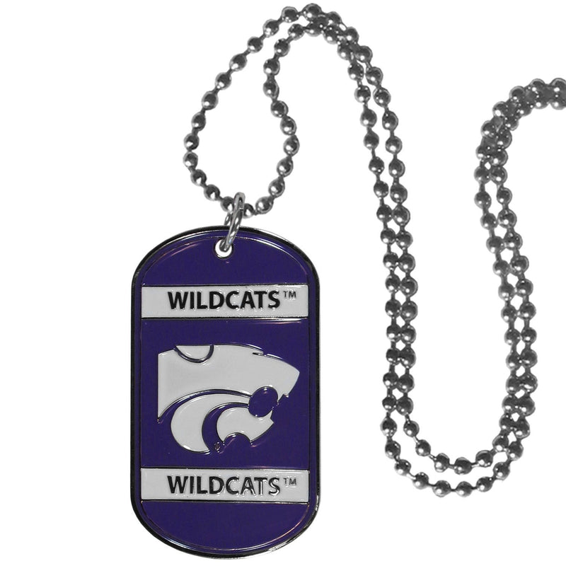 NCAA - Kansas St. Wildcats Tag Necklace-Jewelry & Accessories,Necklaces,Tag Necklaces,College Tag Necklaces-JadeMoghul Inc.