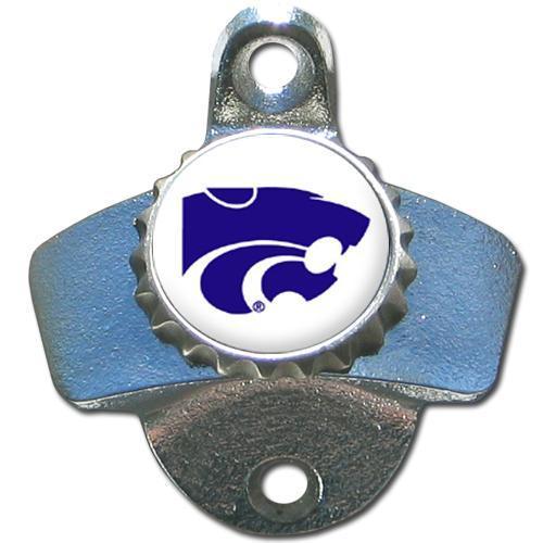 NCAA - Kansas St. Wildcats Wall Mounted Bottle Opener-Home & Office,Wall Mounted Bottle Openers,College Wall Mounted Bottle Openers-JadeMoghul Inc.