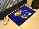 Outdoor Mat NCAA Kansas Starter Rug 19"x30"