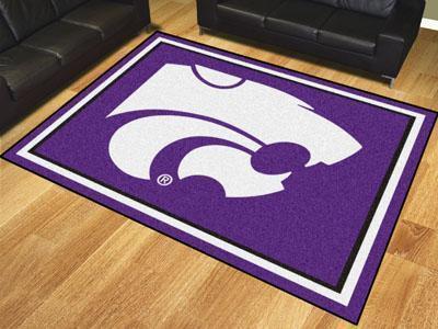 8x10 Rug NCAA Kansas State 8'x10' Plush Rug