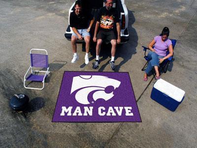 Grill Mat NCAA Kansas State Man Cave Tailgater Rug 5'x6'