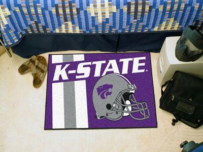 Living Room Rugs NCAA Kansas State Uniform Starter Rug 19"x30"