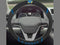 Custom Size Rugs NCAA Kansas Steering Wheel Cover 15"x15"