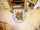 Round Entry Rugs NCAA Kennesaw State Soccer Ball 27" diameter