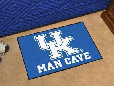 Indoor Outdoor Rugs NCAA Kentucky Man Cave Starter Rug 19"x30"