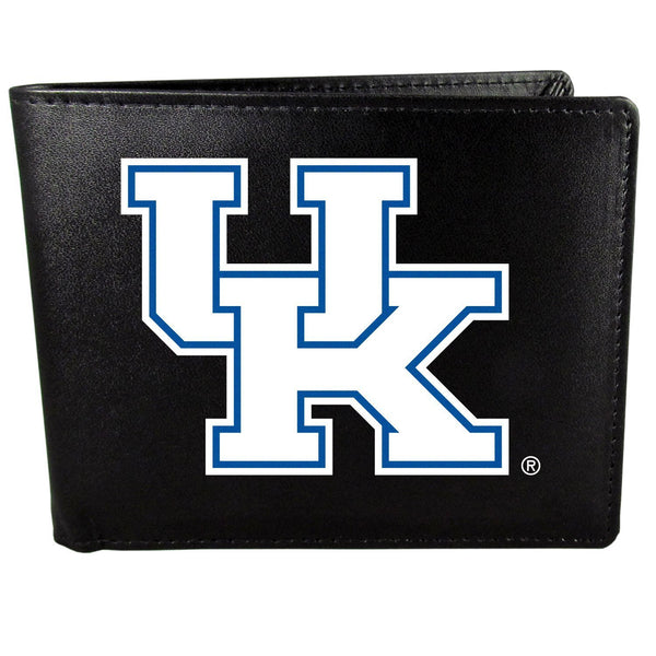 NCAA - Kentucky Wildcats Bi-fold Wallet Large Logo-Wallets & Checkbook Covers,College Wallets,Kentucky Wildcats Wallets-JadeMoghul Inc.