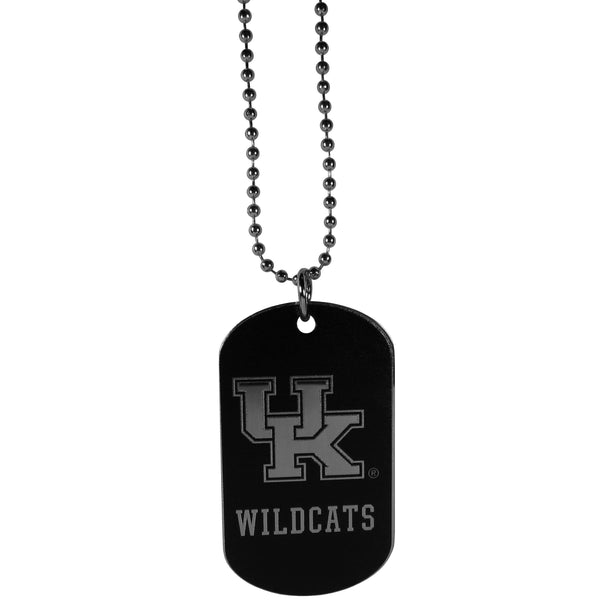 NCAA - Kentucky Wildcats Chrome Tag Necklace-Jewelry & Accessories,Necklaces,Chrome Tag Necklaces,College Chrome Tag Necklaces-JadeMoghul Inc.