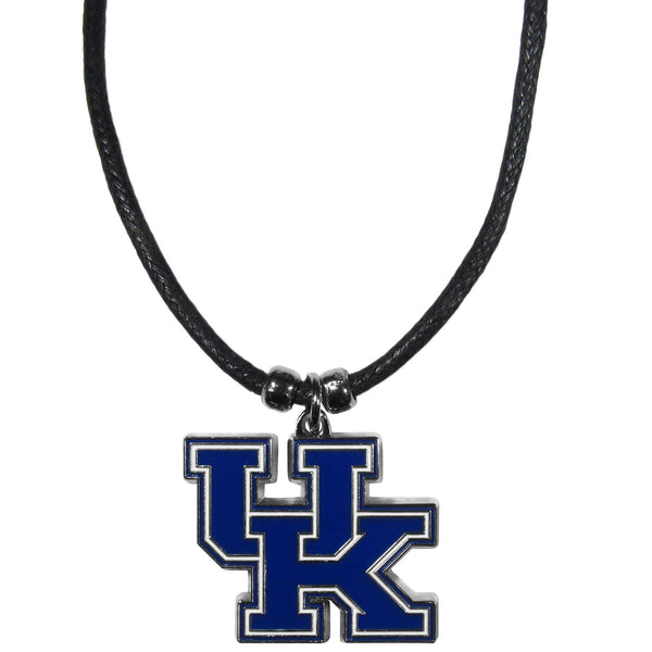 NCAA - Kentucky Wildcats Cord Necklace-Jewelry & Accessories,Necklaces,Cord Necklaces,College Cord Necklaces-JadeMoghul Inc.