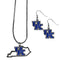 NCAA - Kentucky Wildcats Dangle Earrings and State Necklace Set-Jewelry & Accessories,College Jewelry,Kentucky Wildcats Jewelry-JadeMoghul Inc.