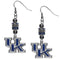 NCAA - Kentucky Wildcats Euro Bead Earrings-Jewelry & Accessories,Earrings,Euro Bead Earrings,College Euro Bead Earrings-JadeMoghul Inc.
