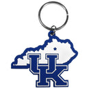 NCAA - Kentucky Wildcats Home State Flexi Key Chain-Key Chains,College Key Chains,College Home State Flexi Key Chains-JadeMoghul Inc.
