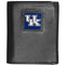 NCAA - Kentucky Wildcats Leather Tri-fold Wallet-Wallets & Checkbook Covers,Tri-fold Wallets,Tri-fold Wallets,College Tri-fold Wallets-JadeMoghul Inc.