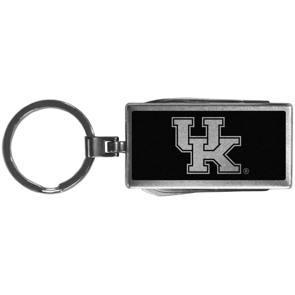 NCAA - Kentucky Wildcats Multi-tool Key Chain, Black-Key Chains,College Key Chains,Kentucky Wildcats Key Chains-JadeMoghul Inc.
