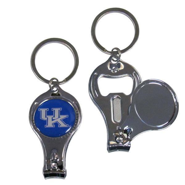 NCAA - Kentucky Wildcats Nail Care/Bottle Opener Key Chain-Key Chains,3 in 1 Key Chains,College 3 in 1 Key Chains-JadeMoghul Inc.