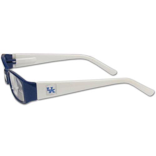 NCAA - Kentucky Wildcats Reading Glasses +1.75-Sunglasses, Eyewear & Accessories,Reading Glasses,Colored Frames, Power 1.75,College Power 1.75-JadeMoghul Inc.
