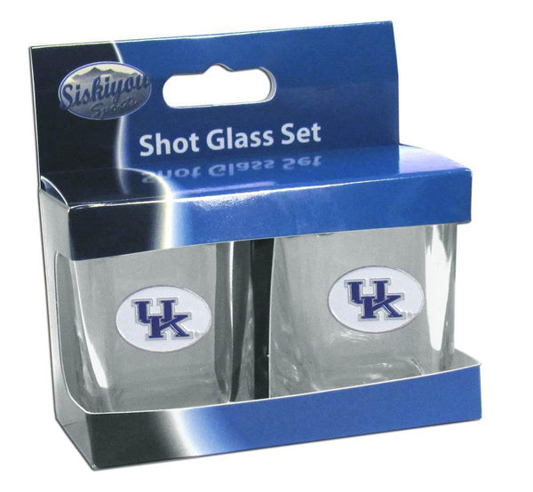 NCAA - Kentucky Wildcats Shot Glass Set-Beverage Ware,Shot Glasses,Shot Glass Sets,College Shot Glass Sets-JadeMoghul Inc.