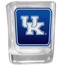 NCAA - Kentucky Wildcats Square Glass Shot Glass-Beverage Ware,Shot Glass,Graphic Shot Glass Set,College Graphic Shot Glass Set-JadeMoghul Inc.