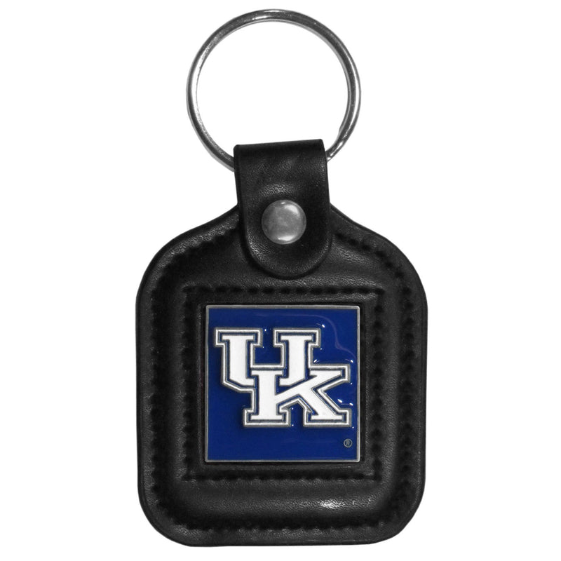 NCAA - Kentucky Wildcats Square Leatherette Key Chain-Key Chains,Leatherette Key Chains,College Leatherette Key Chains-JadeMoghul Inc.