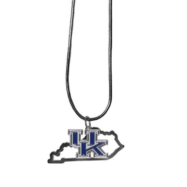 NCAA - Kentucky Wildcats State Charm Necklace-Jewelry & Accessories,Necklaces,State Charm Necklaces,College State Charm Necklaces-JadeMoghul Inc.