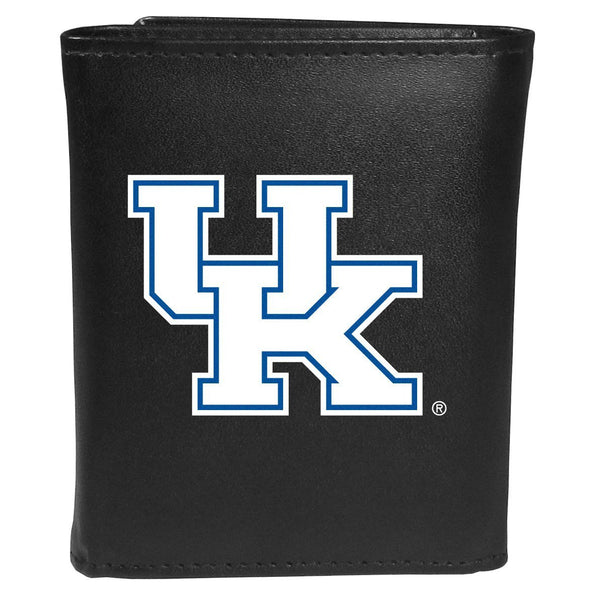 NCAA - Kentucky Wildcats Tri-fold Wallet Large Logo-Wallets & Checkbook Covers,College Wallets,Kentucky Wildcats Wallets-JadeMoghul Inc.