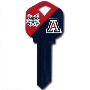 NCAA - Kwikset Key - Arizona Wildcats-Home & Office,House Keys,College House Keys-JadeMoghul Inc.