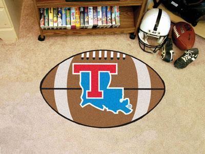 Cheap Rugs For Sale NCAA Louisiana Tech Football Ball Rug 20.5"x32.5"