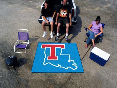 Grill Mat NCAA Louisiana Tech Tailgater Rug 5'x6'